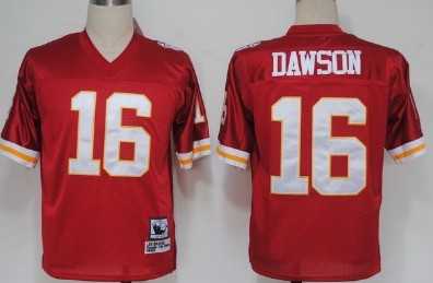 Kansas City Chiefs #16 Len Dawson Red Throwback Jersey->nfl m&n throwback->NFL Jersey
